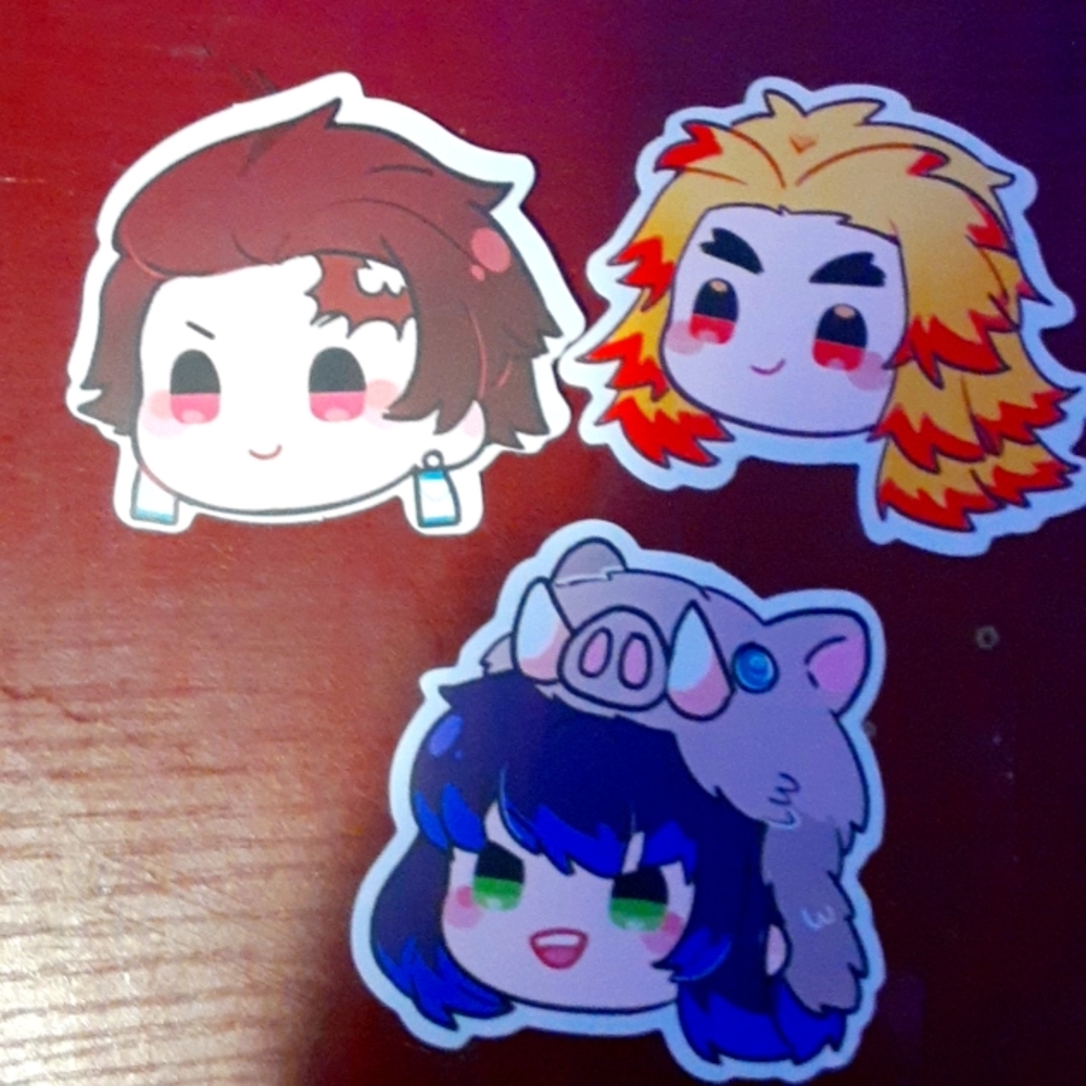Demon slayer stickers